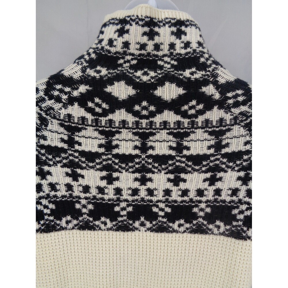 Columbia Pine Street Jacquard Pullover Sweater Size XL Fair Isle Turtleneck New - Picture 7 of 13
